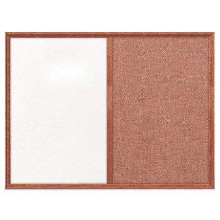 United Visual Products Slim Style Indoor Enclosed Corkboard, 12 UV500SC-SATIN-BUFF